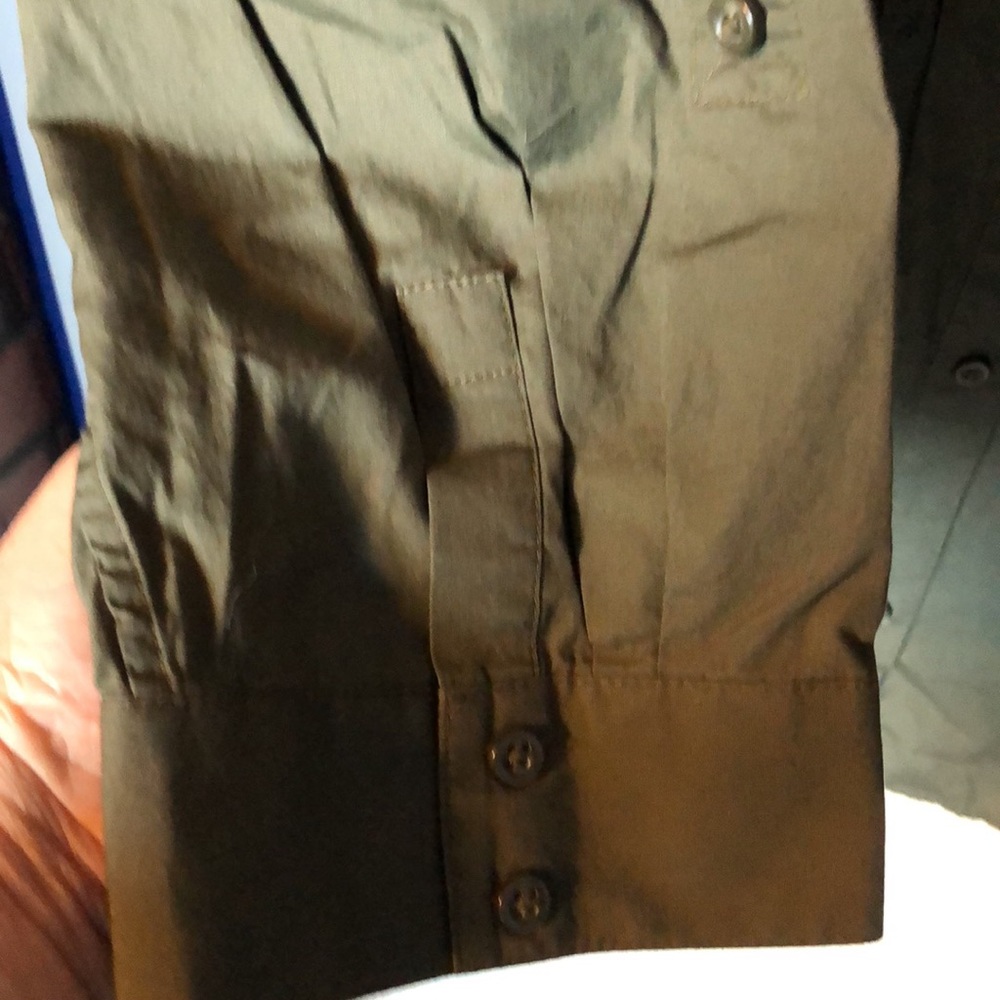 NWT CJ Banks Women’s quarter sleeve button down shirt 2x - Picture 4 of 9